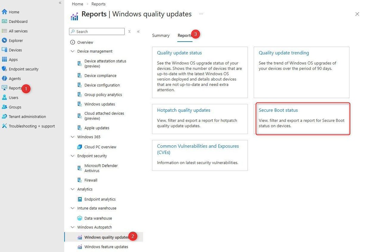scdudes's tweet image. Don't ignore Secure Boot updates….or you'll deal with the risks later. The June 2026 EOL is right around the corner!

Get ahead of it with this guide from #SCDudes:👇
systemcenterdudes.com/how-to-update-… 

#MSIntune #Security #Windows #ConfigMgr #SecureBoot
