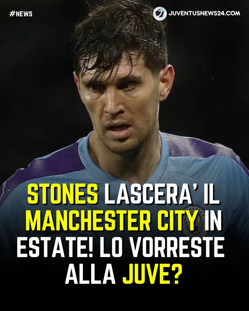 junews24com's tweet image. ✅Ora è ufficiale: #Stones lascerà il #ManchesterCity a fine stagione. E nei giorni scorsi si era parlato di un suo possibile approdo in bianconero

❓Vi piacerebbe vederlo con la maglia bianconera? Scrivetecelo nei commenti  👇

📱La notizia completa nelle stories