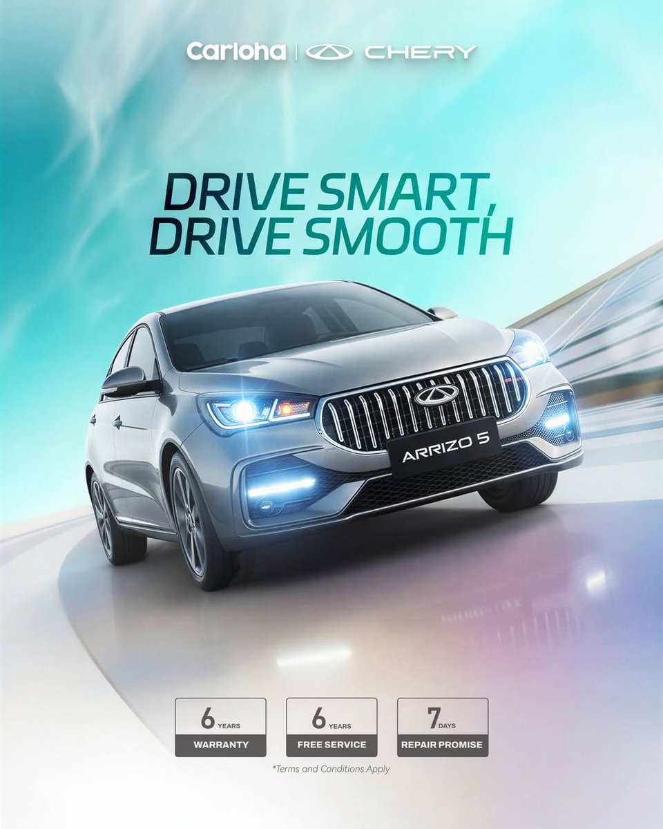 Carloha_Orienta's tweet photo. Turn every drive into a statement with the Chery Arrizo 5---- sleek, smart, and built for everyday luxury https://t.co/FBJKIPziIZ