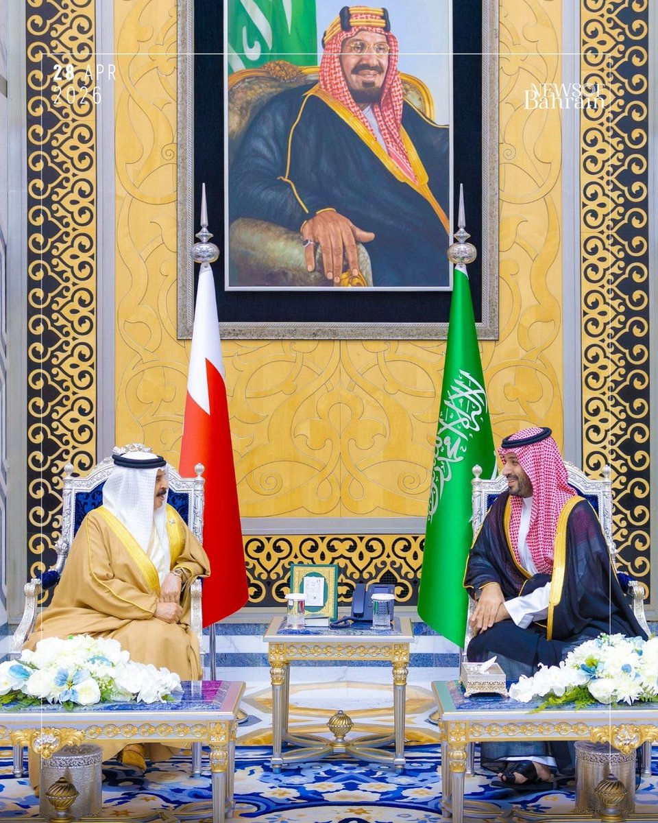 newsofbahrain's tweet image. HM King Hamad bin Isa Al Khalifa, arrived in the Kingdom of Saudi Arabia on Monday to head the Bahraini delegation to the Gulf Cooperation Council (GCC) Supreme Council consultative summit.

#NewsofBahrain #News #Bahrain #NOBDigital