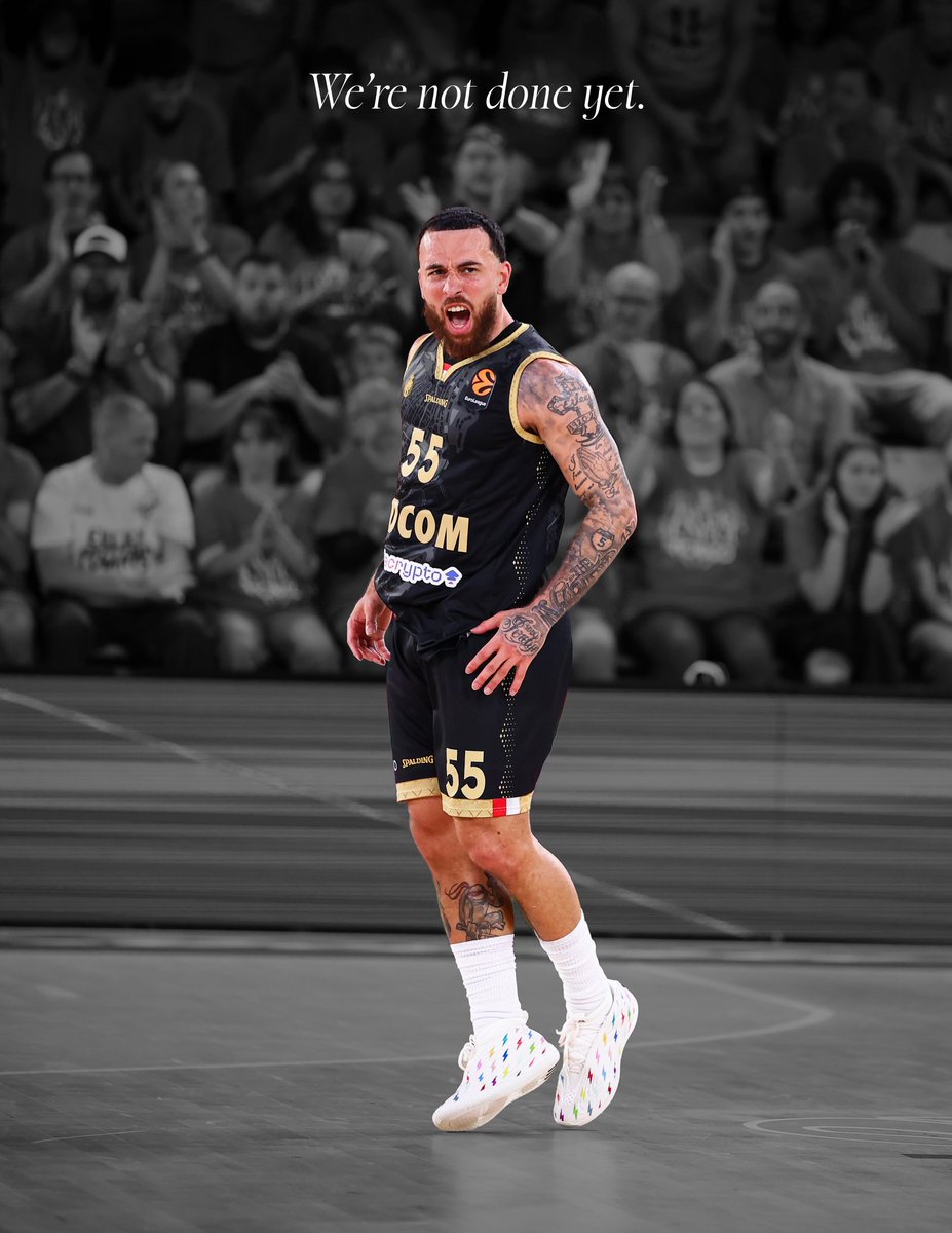 ASMonaco_Basket's tweet image. ✊️ We're not done yet. 

#RocaTeam #DagheMunegu #EveryGameMatters