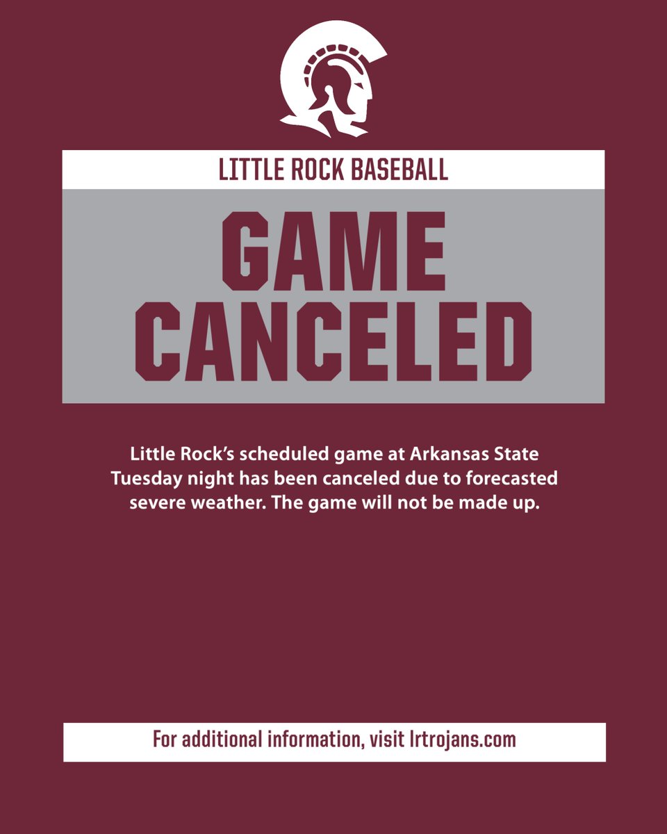Little Rock Trojan Baseball tweet media