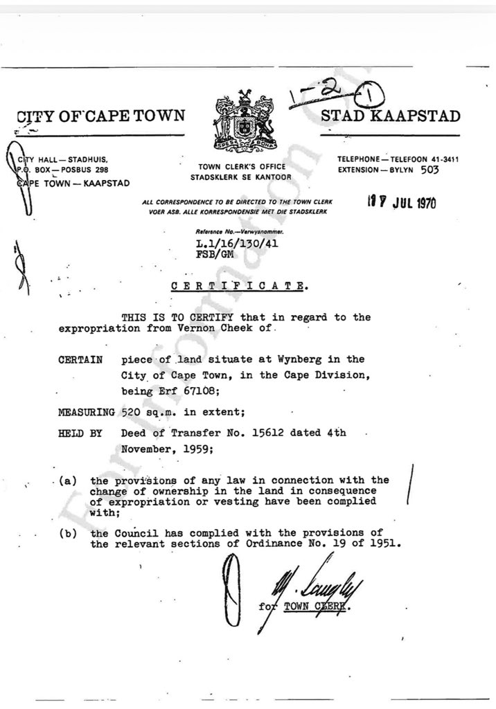 About that BIG property auction of public land by the <a href="/Our_DA/">Democratic Alliance</a> City of Cape Town.

The Good Hope Centre gained most of the attention which obscured some morally questionable decisions about smaller properties:
A residential property in Wynberg, acquired by the City by way of