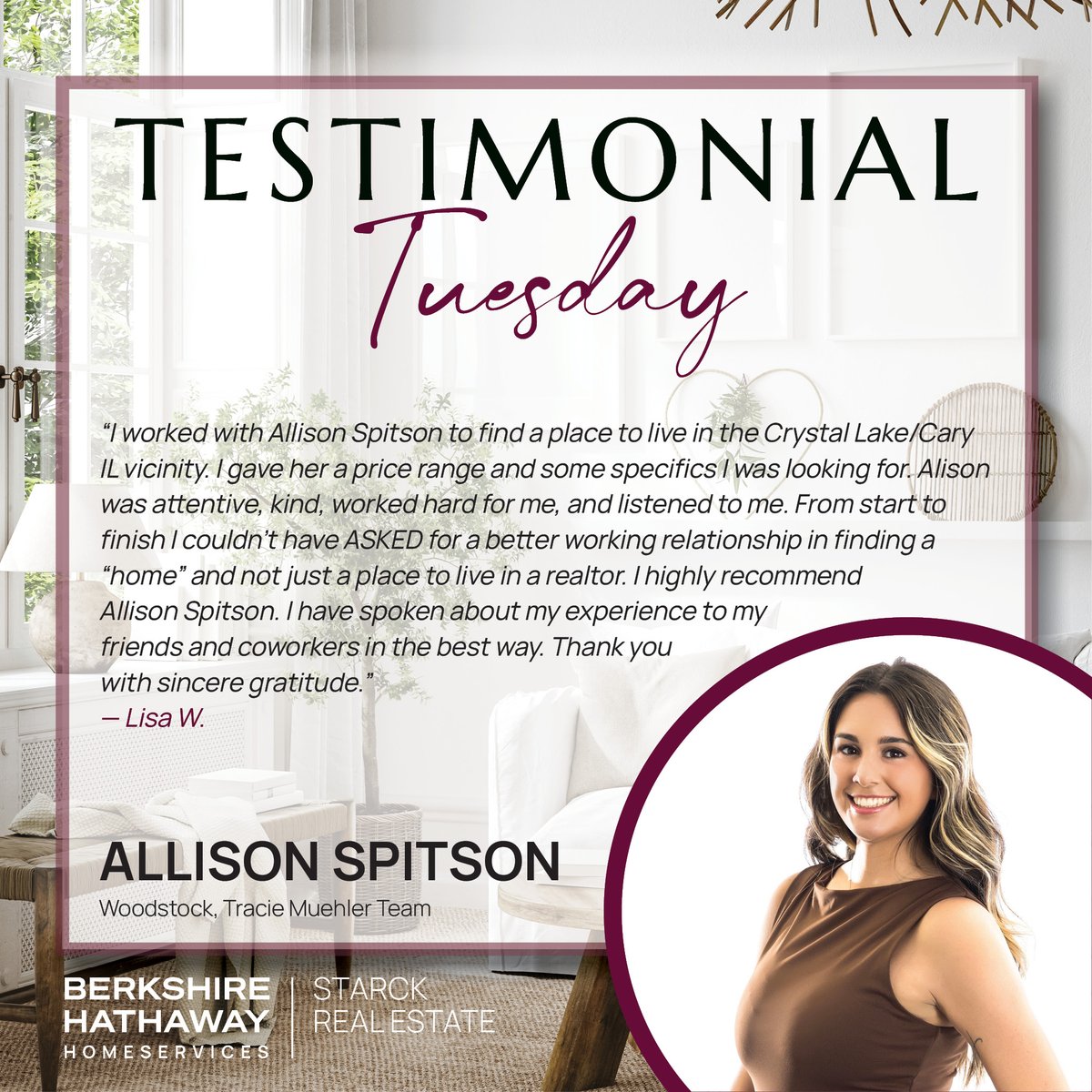 StarckRE's tweet image. This Testimonial Tuesday we celebrate Allison Spitson and Nicole Camporese for their commitment to Double Platinum customer service! They offer outstanding negotiation skills and market knowledge that leave an indelible impression on their clients. #TestimonialTuesday