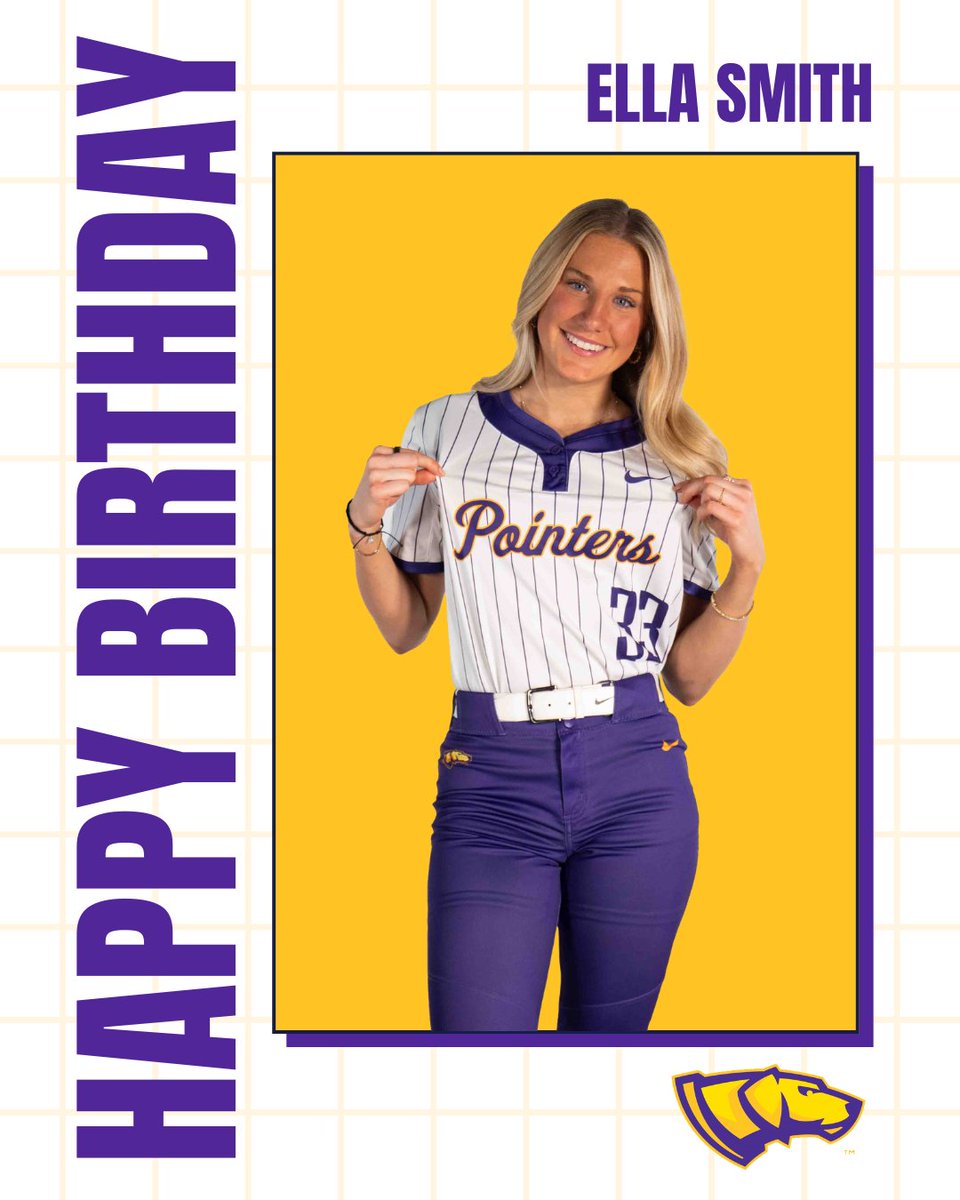 uwsp_softball's tweet photo. Help us wish a Happy Birthday to Ella Smith! 🥳 We hope you have a great day!

#PointerFamily https://t.co/p0rO7x3JG9
