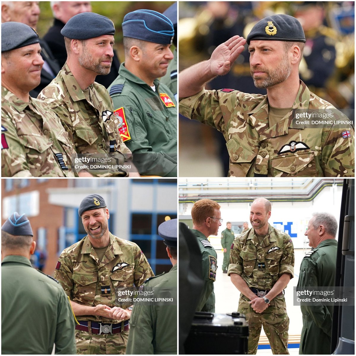 Sapphireblues3's tweet image. Prince William during a visit to RAF Valley in Anglesey in north-west Wales today, as part of celebrations marking its 85th anniversary.
#PrinceWilliam #PrinceofWales