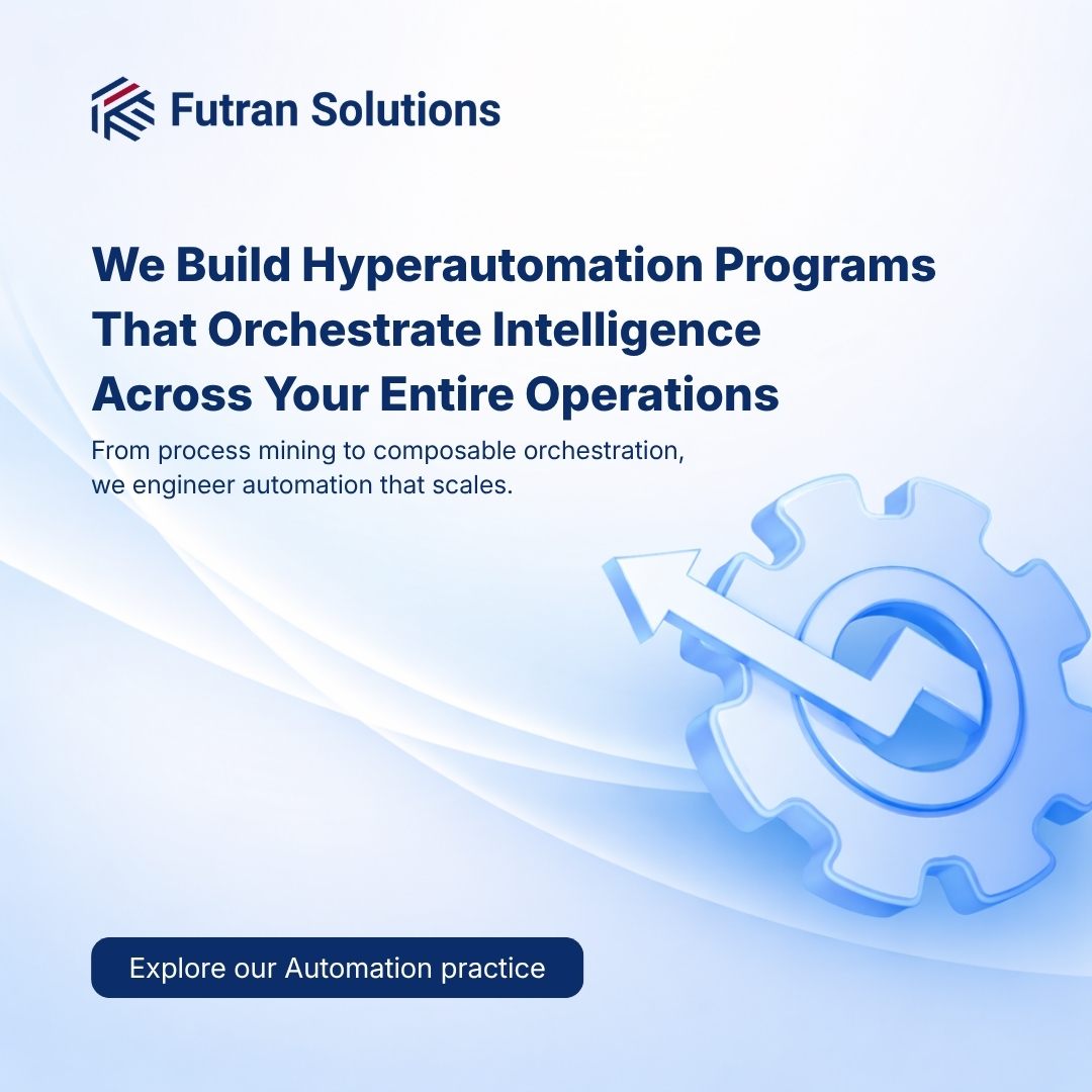 FutranSolutions's tweet image. Most automation programs plateau because they automate tasks, not workflows. Intelligent orchestration is the unlock. Let us build it. Connect now &amp;amp; visit: futransolutions.com/services/ai-au…

#Hyperautomation #IntelligentAutomation #ProcessMining #RPA #ProcessOrchestration #FutranSolutions