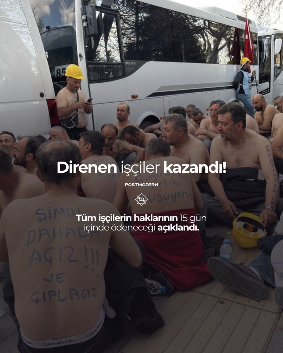 DİRENEN İŞÇİLER KAZANDI — Tüm işçilerin haklarının 15 gün içinde ödeneceği açıklandı.

Bağımsız Maden İş Genel Başkanı Gökay Çakır, İçişleri Bakanlığı'ndaki görüşmenin ardından şu açıklamayı yaptı:

“Çoğu arkadaşımızın maaşları yattı. 15 gün süre istediler bizden. Bunun da