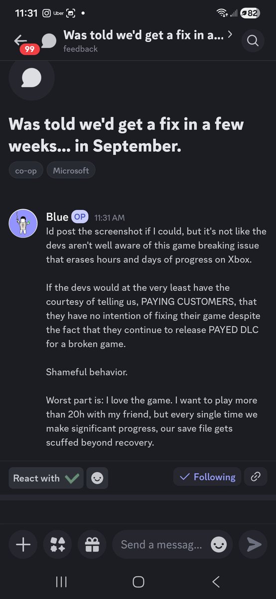 Blu3_The_First's tweet photo. @Wartales_Game Another update post? Lemme just leave these here again for ya :)
Maybe you'll read and respond to it this time https://t.co/xhPFNoUwFz