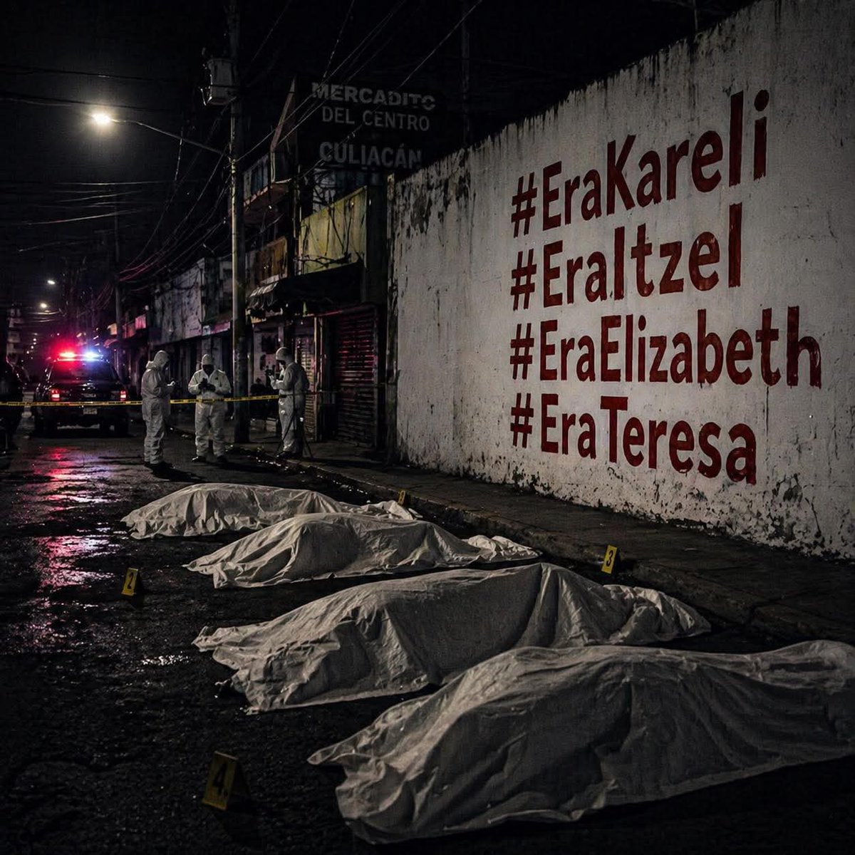 JLuisArreola9's tweet photo. Qepd descansen las 4 mujeres asesinadas en la ciudad de #Culiacan #Sinaloa a Morena le digo desde mi muro sigan en campaña, sigan bailando, sigan riéndose. Que vamos requetebién en Sinaloa. #Perversos https://t.co/7IYC6wXi9U