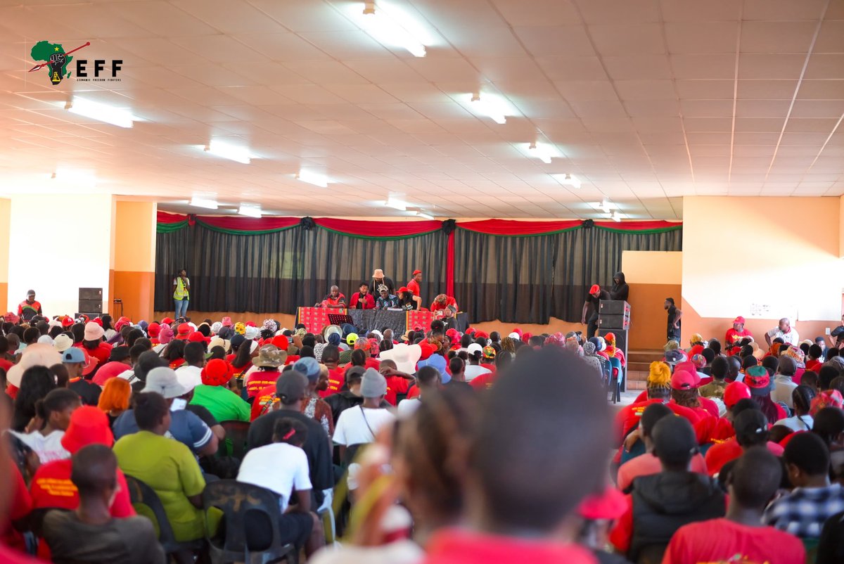 EFF_Nkomazi's tweet photo. ♦️ICYMI♦️

EFF Nkomazi SRETF Convenor Fighter Ngrayi Ngwenya addressing fighters at the EFF Nkomazi Freedom Day Rally that was held at Ingwenyameni Primary School, Block-C Ward 1 yesterday. 

#RegisterToVoteEFF  In The 2026 Local Government Elections On The Following Link: https://t.co/5mKrgxj8CL

#EFFFreedomDay