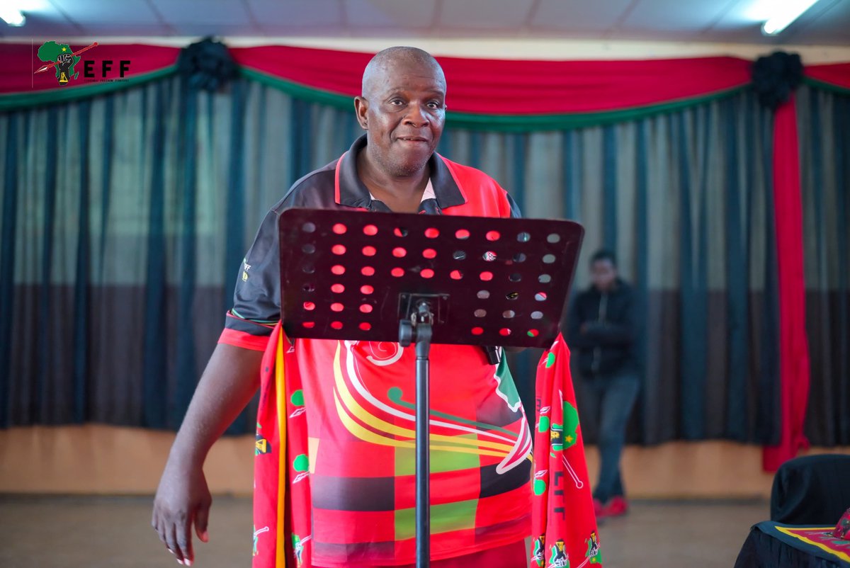 EFF_Nkomazi's tweet photo. ♦️ICYMI♦️

EFF Nkomazi SRETF Convenor Fighter Ngrayi Ngwenya addressing fighters at the EFF Nkomazi Freedom Day Rally that was held at Ingwenyameni Primary School, Block-C Ward 1 yesterday. 

#RegisterToVoteEFF  In The 2026 Local Government Elections On The Following Link: https://t.co/5mKrgxj8CL

#EFFFreedomDay