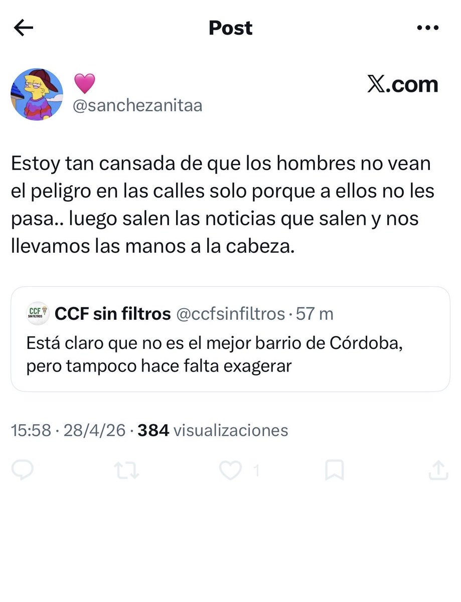 CCF sin filtros tweet media