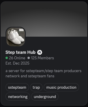 Zionbrl's tweet image. discord.gg/7nzwGTTfPQ
sstepteam/stepteam discord server #flstudio #producer #ivvys #maajins #sxprano