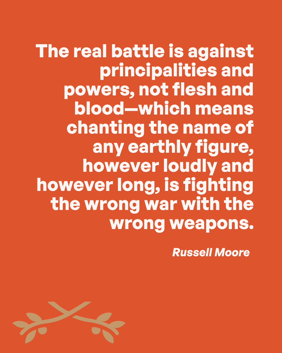 AfterParty2024's tweet photo. It’s easy to believe the stakes are so high that we have to match the tone of the moment. To fight louder. To draw sharper lines. To treat people like enemies instead of neighbors.

But Scripture keeps pulling us back to something deeper. The real battle isn’t against each other. And the way of Jesus doesn’t look like the way of the crowd.

Different battle. Different weapons. The question is whether we still believe that.