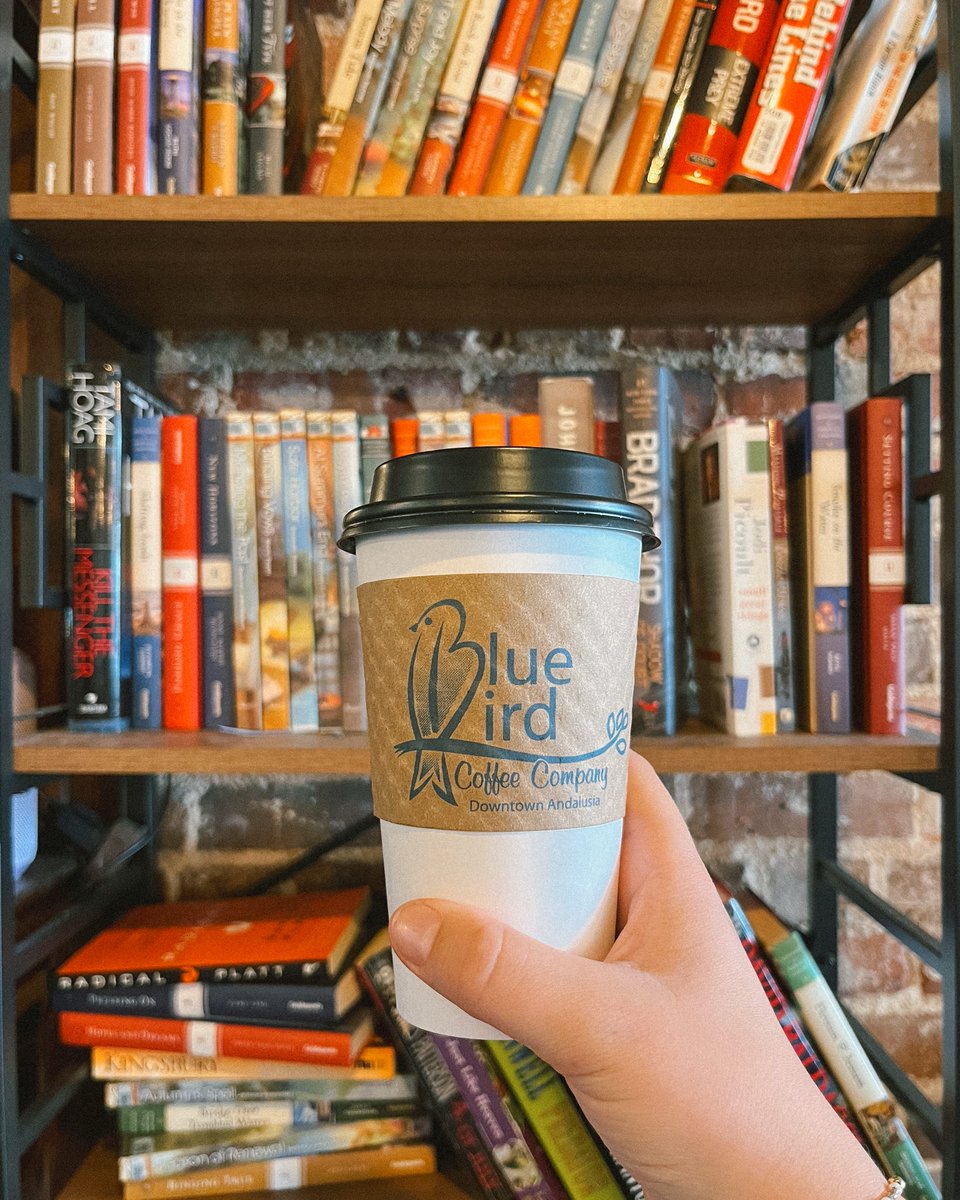 CCSleeves's tweet image. "[...] Grab a book and a cup of coffee and stay for a while!" - Blue Bird Coffee Company

#bluebirdcoffeecompany #andalusia #alabama #coffee #books #relax #breakfast #lunch #supportsmallbusiness #ccsshoutouts #weloveourcustomers