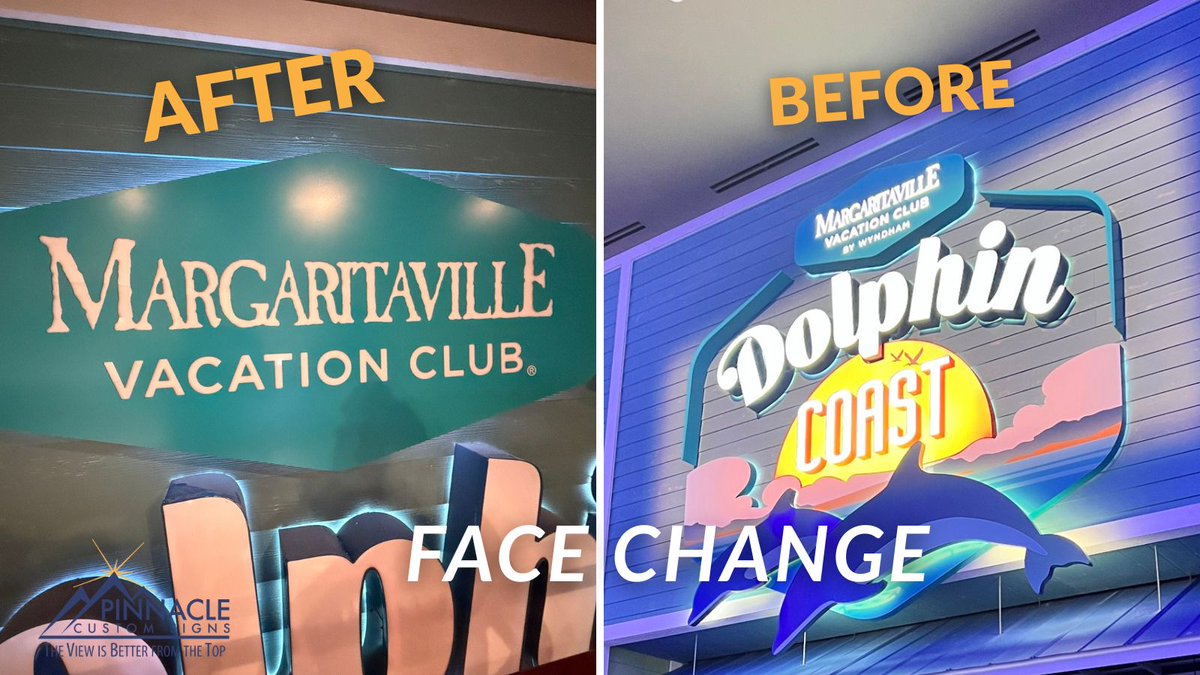 PinnacleCstmSgn's tweet photo. A minor face lift comes with a sponsorship change. How many people will actually notice? #betterfromthetop #signs #signshop #customsigns #signage #aquarium #atlanta #Georgia https://t.co/e4PnpisSyU