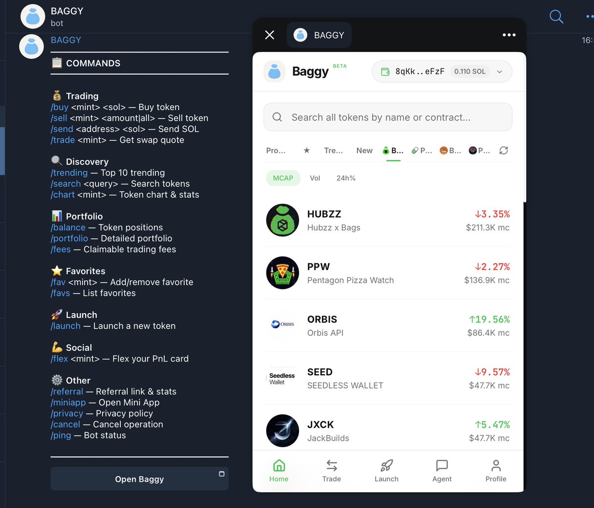 BaggyApp's tweet photo. B100 - BAGS tokens on BAGGY

Trade, Earn, and Discover directly in Telegram

https://t.co/98d6F7JSSL https://t.co/0qxn4HKzVR