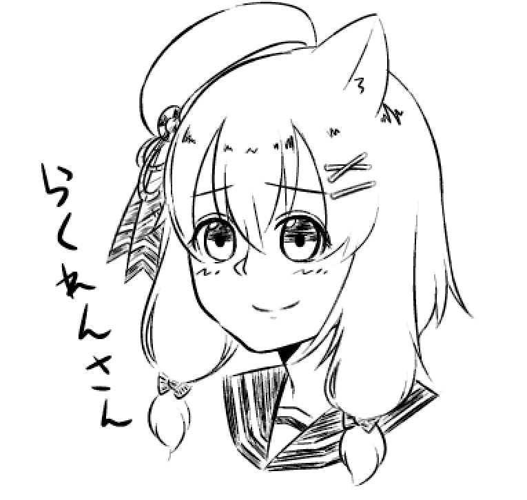 hananamiyamiya's tweet photo. 配信中にらくれんさん(@rakuren3)描かせていただきました～！
マリンがかわゆいのう、かわゆいのう

#ファンアート https://t.co/GxX2u5jKGE