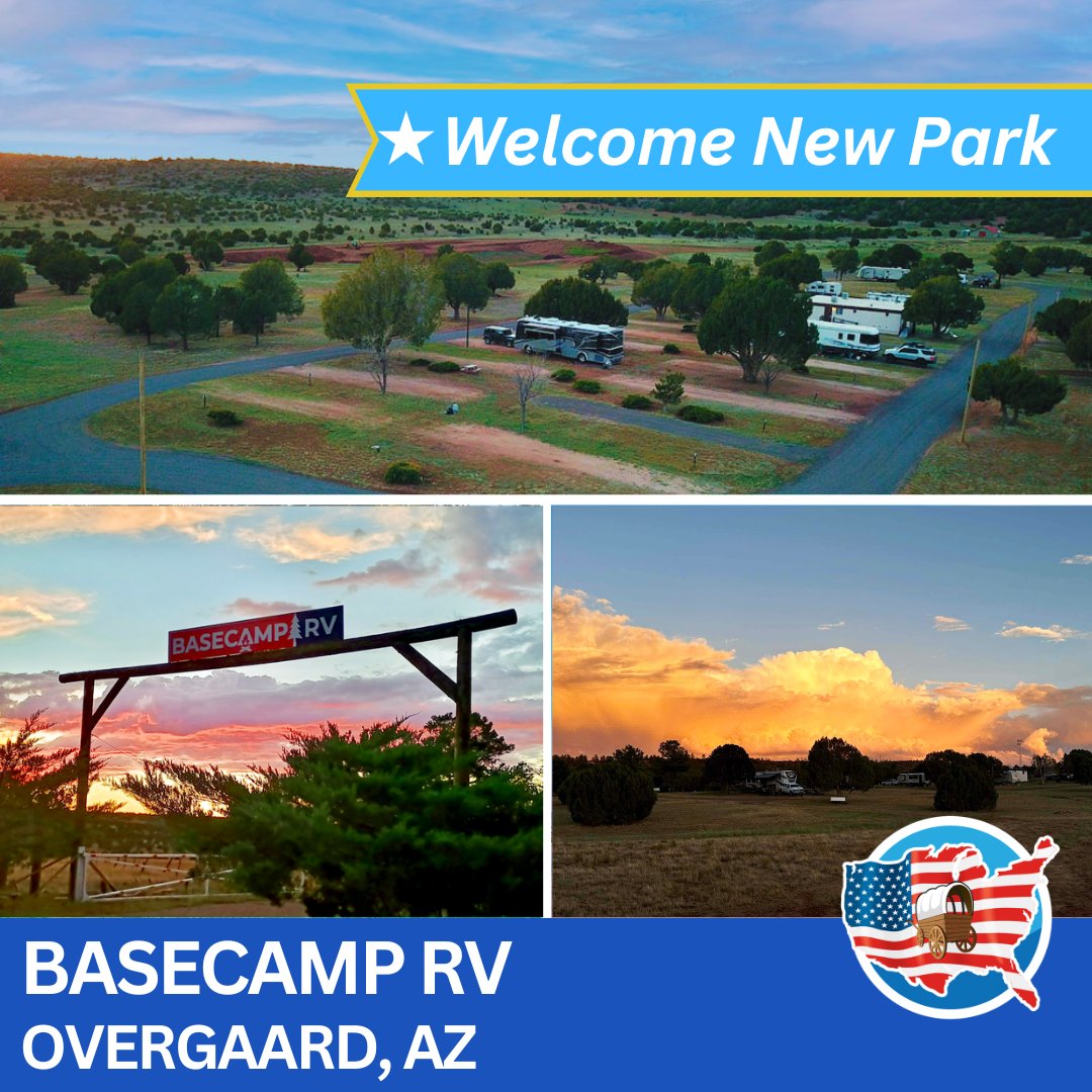 PassportAmerica's tweet photo. 📍 Overgaard, Arizona - Enjoy a scenic retreat nestled in a peaceful valley of the White Mountains at BaseCamp RV with big rig friendly full hookups. At BaseCamp you're just steps away from hiking, biking, nature watching, and scenic forest roads, making this the perfect home base for adventure and tranquility. 🚲🌲

🔗https://t.co/eLijc6WYff