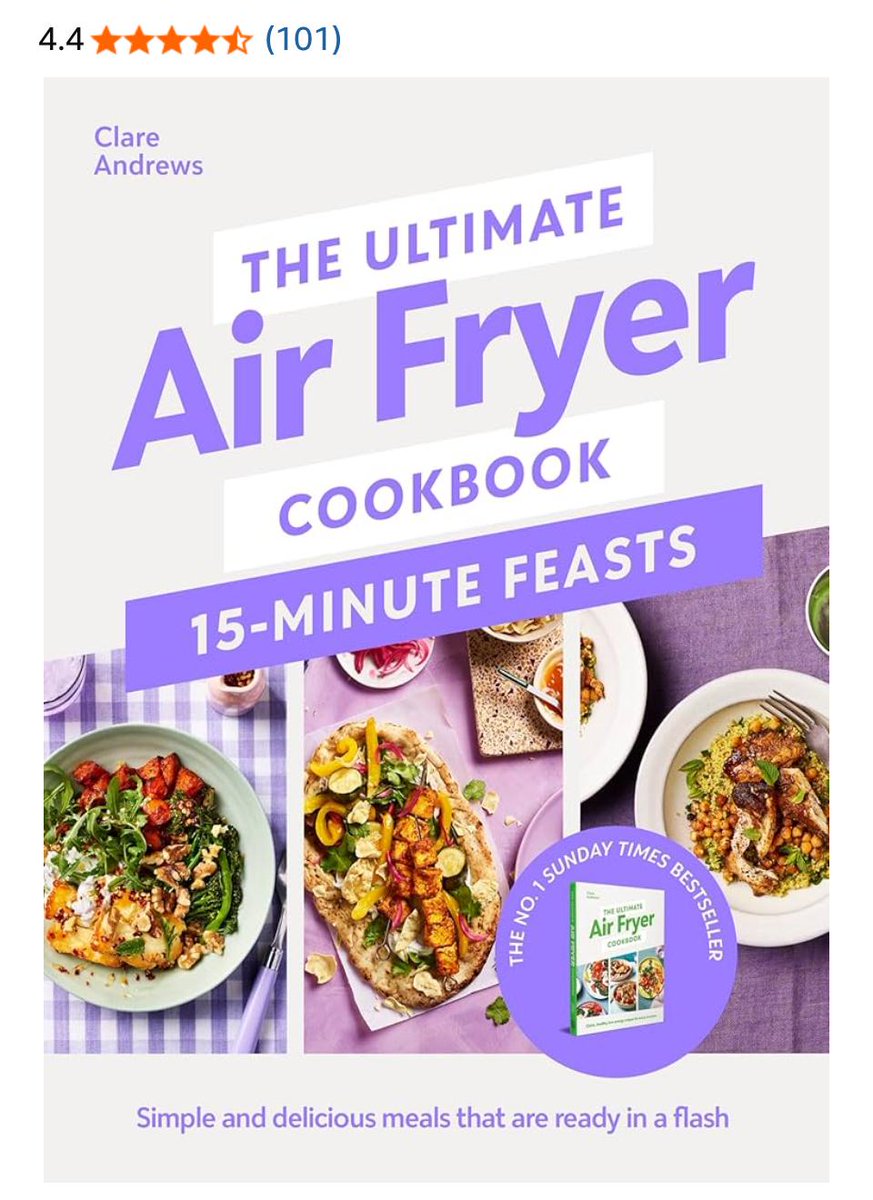 AirFryerUk's tweet image. 100 Amazon reviews 🤯🎉

Thank you SO much for the support on The Ultimate Air Fryer Cookbook: 15 Minute Feasts!

If you’ve got a copy, I’d really appreciate a quick review.. it makes a huge difference ❤️

👉 amazon.co.uk/review/create-…

#AirFryer #Cookbook #Foodies #EasyRecipes