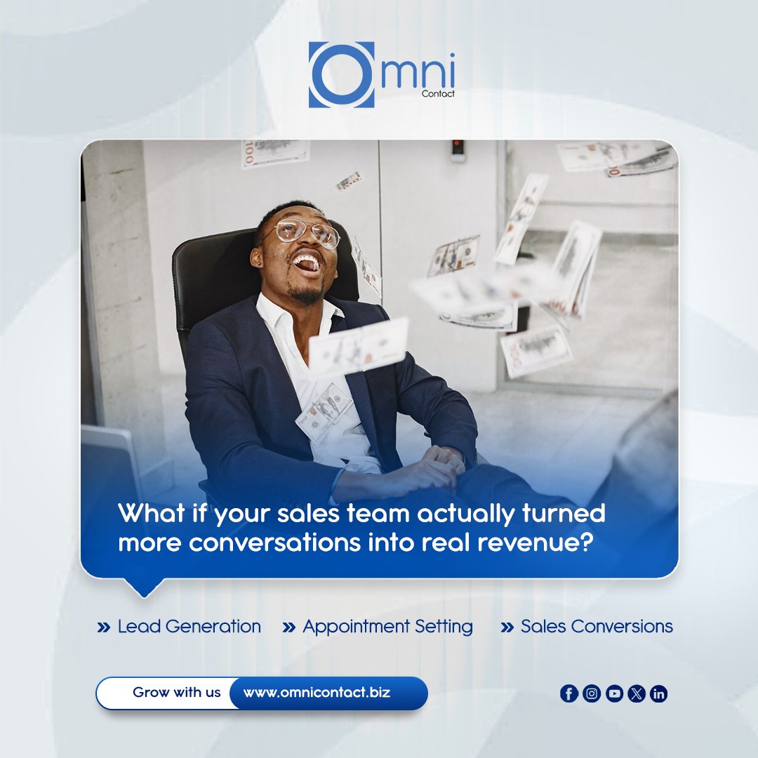omnicontact_bpo's tweet image. It’s not about making more calls, it’s about making the right ones.​
​We focus on conversations that actually convert.​

Let’s help you increase conversions.​

#Telesales #LeadGeneration #SalesGrowth