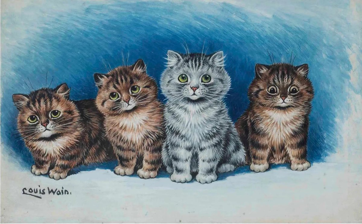 Louis Wain Bot tweet media