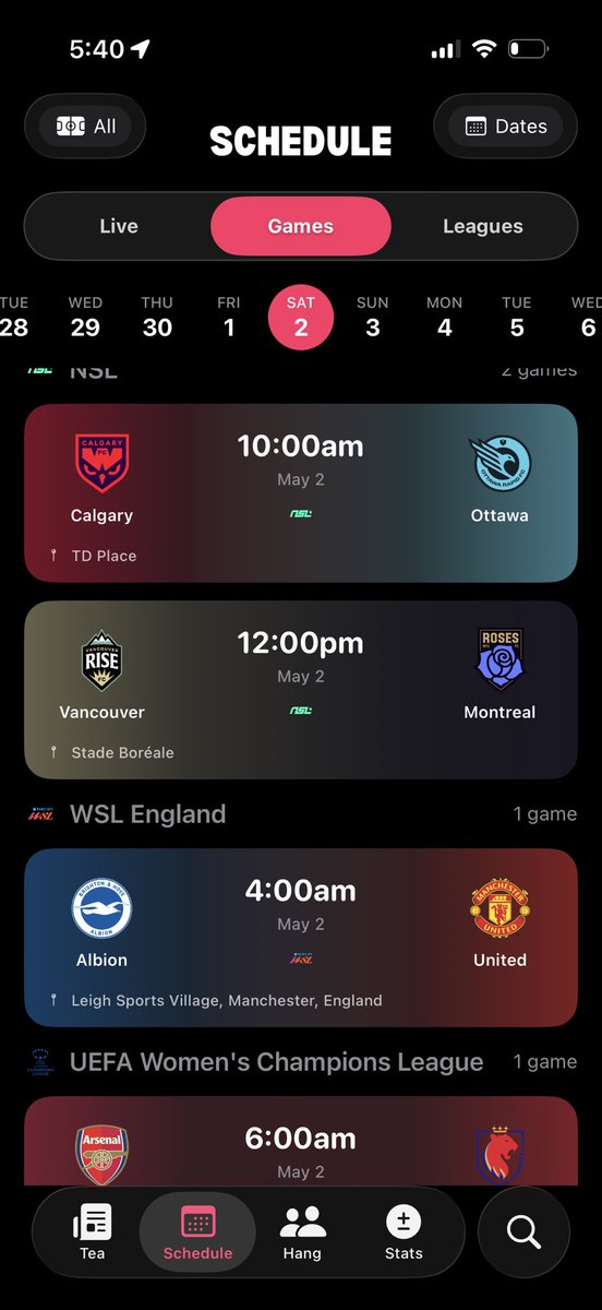 BetOn_Her's tweet photo. I promise I won’t make sappy posts like this all the time but honestly it’s overwhelming how many of you are discovering my #womenssports app and finding it useful. I went so long just thinking no one would use it and then all of a sudden in a single day it all turned around https://t.co/I7SNPK3vvF