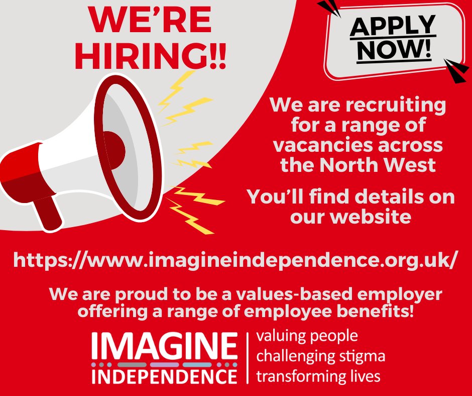 ImagineIndep01's tweet photo. Join a team that puts people first. In this rewarding role, you’ll support individuals with their mental health and well being, helping them build confidence, develop independence, and achieve their personal goals. Find out more here: https://t.co/QXhP7CzkNI https://t.co/KF04843rdY