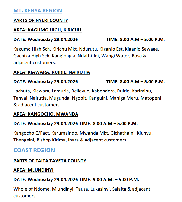 Kenya Power tweet media
