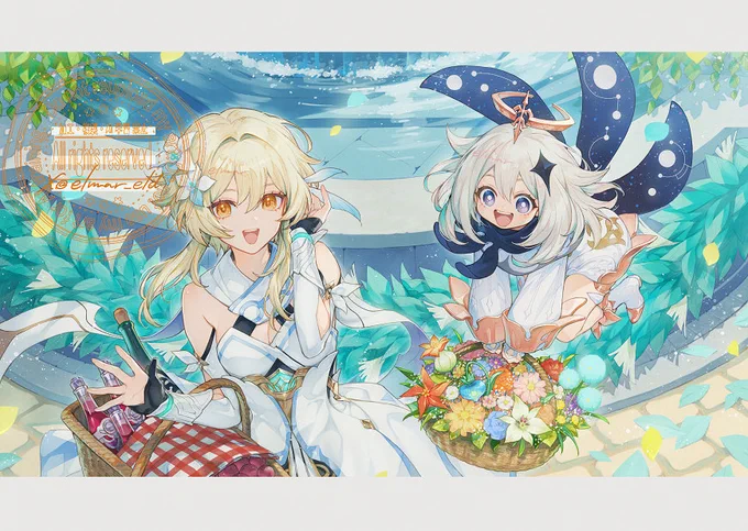 #GenshinImpact #Lumine #Paimon