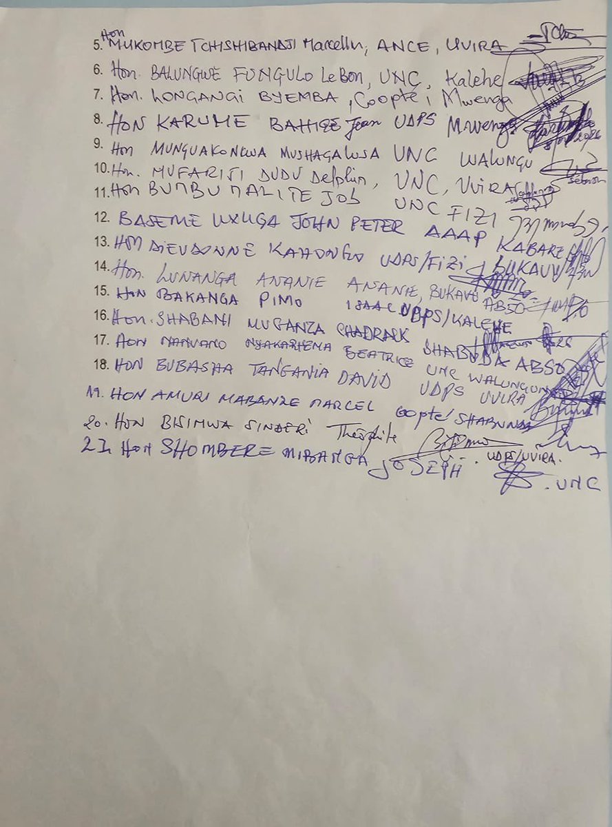KyalondawaDan's tweet photo. #RDC | #Sud_Kivu Les dĂ©putĂ©s provinciaux Ă lâorigine de la motion de dĂ©fiance contre le gouverneur Jean-Jacques #Purusi exigent sa dĂ©mission immĂ©diate. La convocation Ă #Kinshasa par le ministre de lâIntĂ©rieur #shabani_lukoo « nâannule pas la procĂ©dure parlementaire dĂ©jĂ engagĂ©e ».