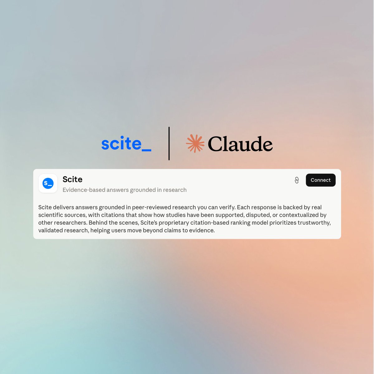 Scite tweet media