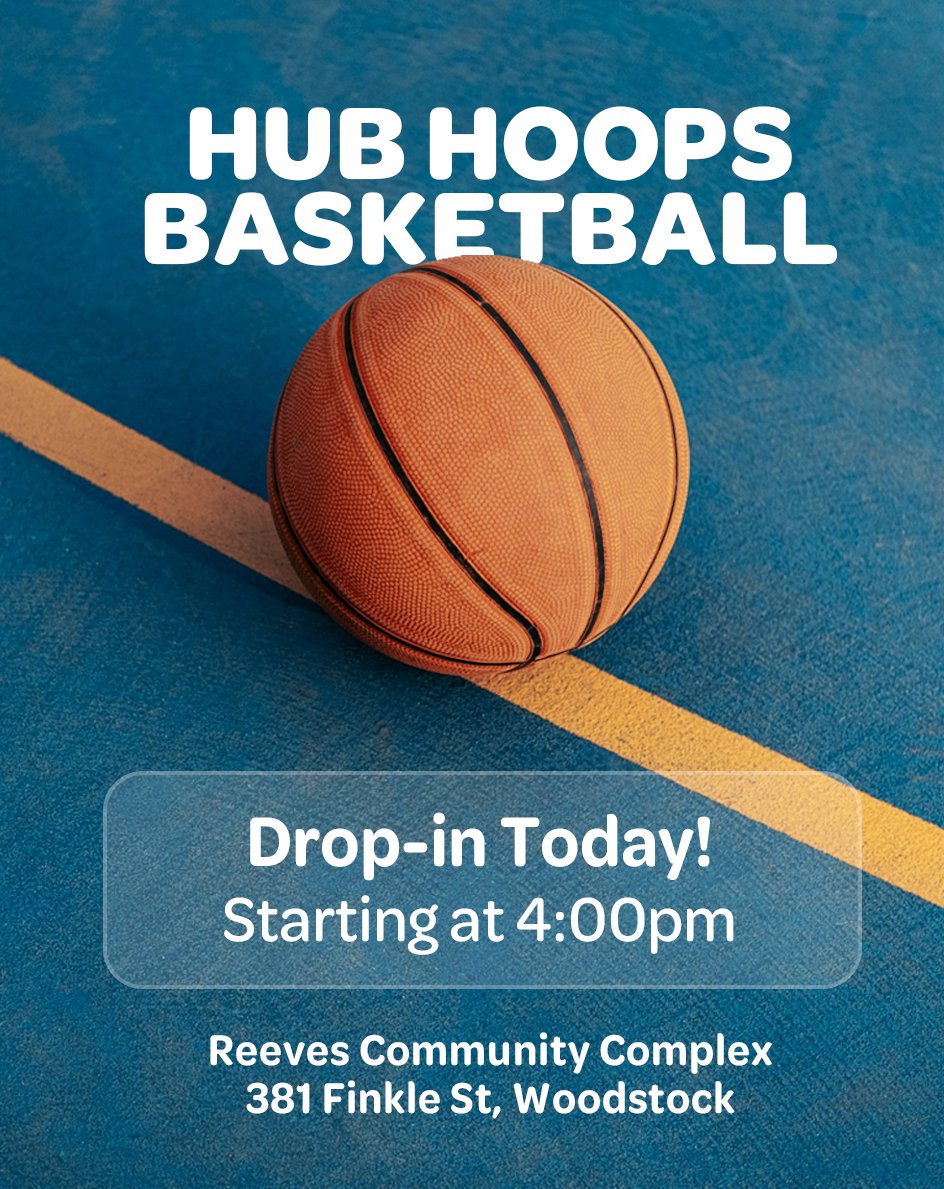 BrightsideYouth's tweet photo. TODAY Tuesday, April 28th 🏀 Hub Hoops at Reeves Community Complex (381 Finkle St, Woodstock) 🔗 https://t.co/mWpRyLxtMH https://t.co/oY7PbzXA8k