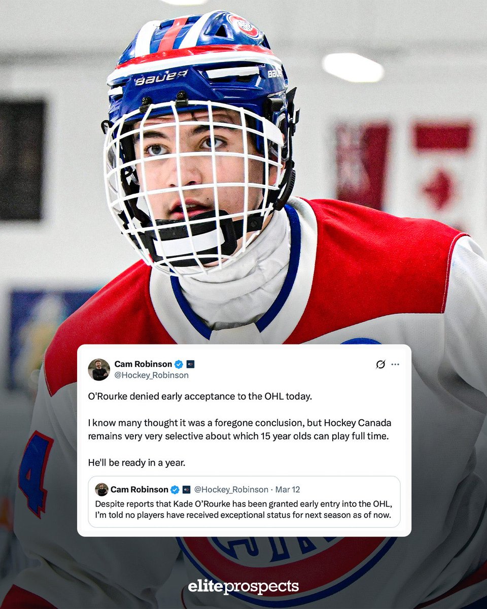 eliteprospects's tweet image. Good things come to those who wait…🏒👀

#EliteProspects #Hockey #OHL
