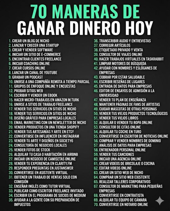 parasitoahorro's tweet photo. No esperes a mañana para ganar dinero.

Empieza hoy mismo 👇 https://t.co/CLM6cNcUQQ
