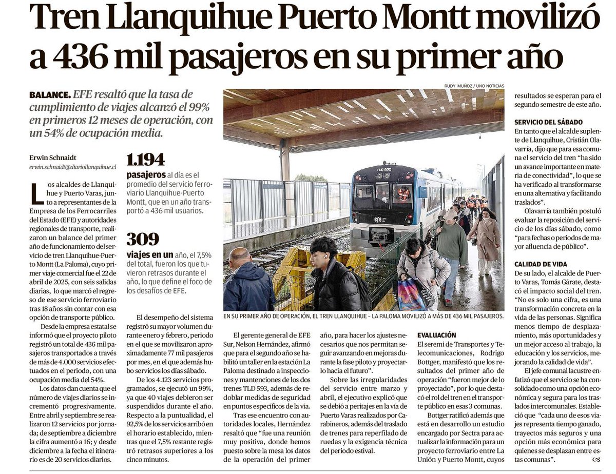 EFE Trenes de Chile tweet media