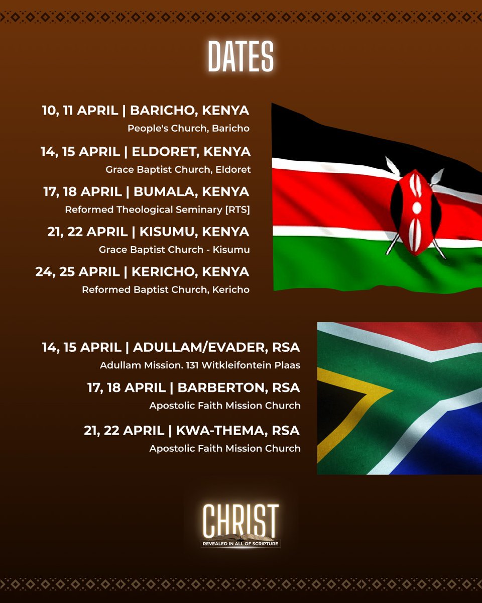 AfricanPastors_'s tweet photo. The second of the 5 centres for the APC in Kenya this April 2026 was at Grace Baptist Church - Eldoret, Kenya. We give praise to the Lord and express our gratitude to the church for hosting the African Pastors Conference again this year. The elders &amp;  saints at GBC Eldoret ... https://t.co/s1NQun1TmK