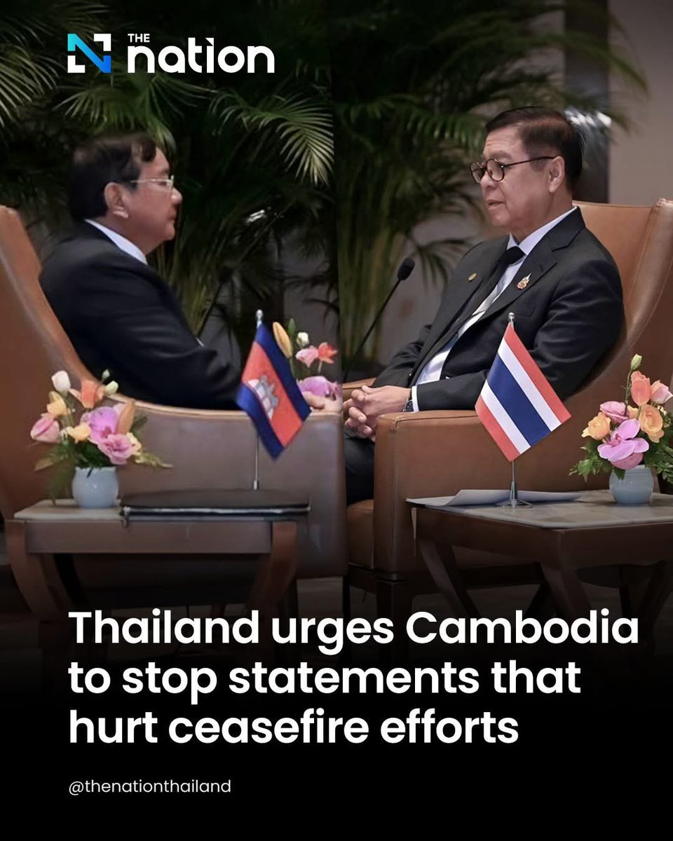 channthaso's tweet photo. Thailand never complies with the ceasefire deal, as it always and constantly encroaches on Cambodian territory. https://t.co/QFDrkdToZd