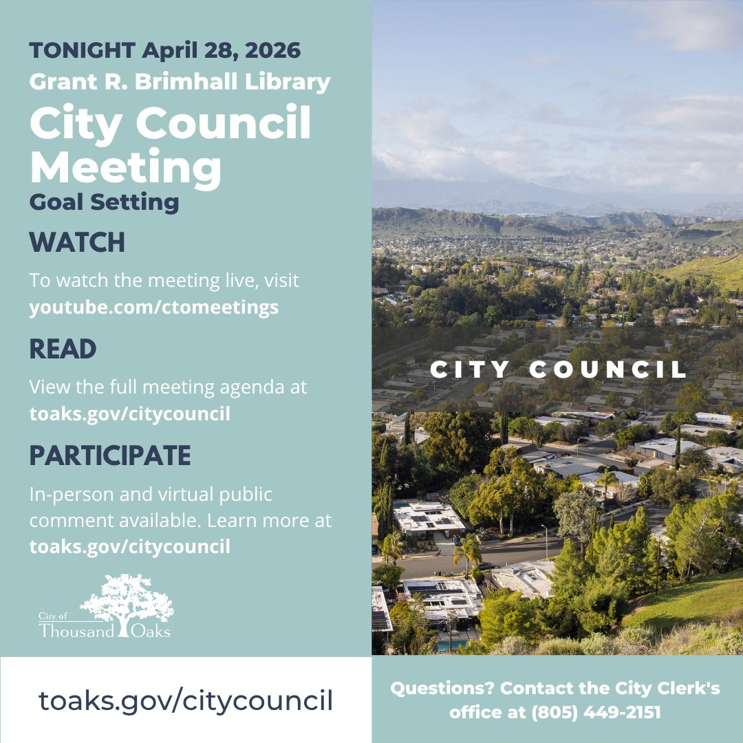 City of Thousand Oaks tweet media