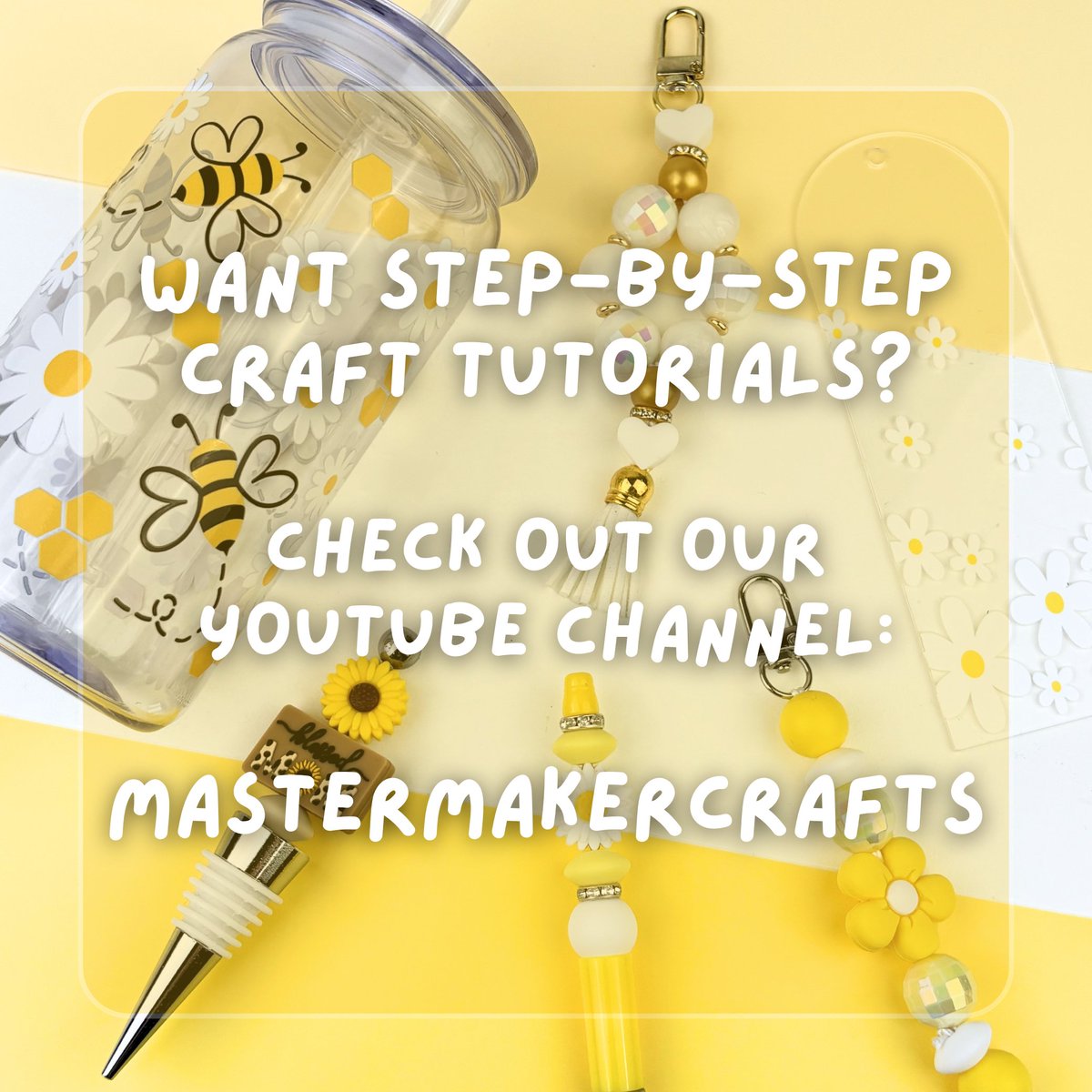 mmakercrafts's tweet image. 👍 Follow our YouTube channel "MasterMakerCrafts" for step-by-step, slowed down craft tutorials!

youtube.com/channel/UCb0Ft… 

#tutorial #howto #craftutorial #craftideas #mastermakercrafts