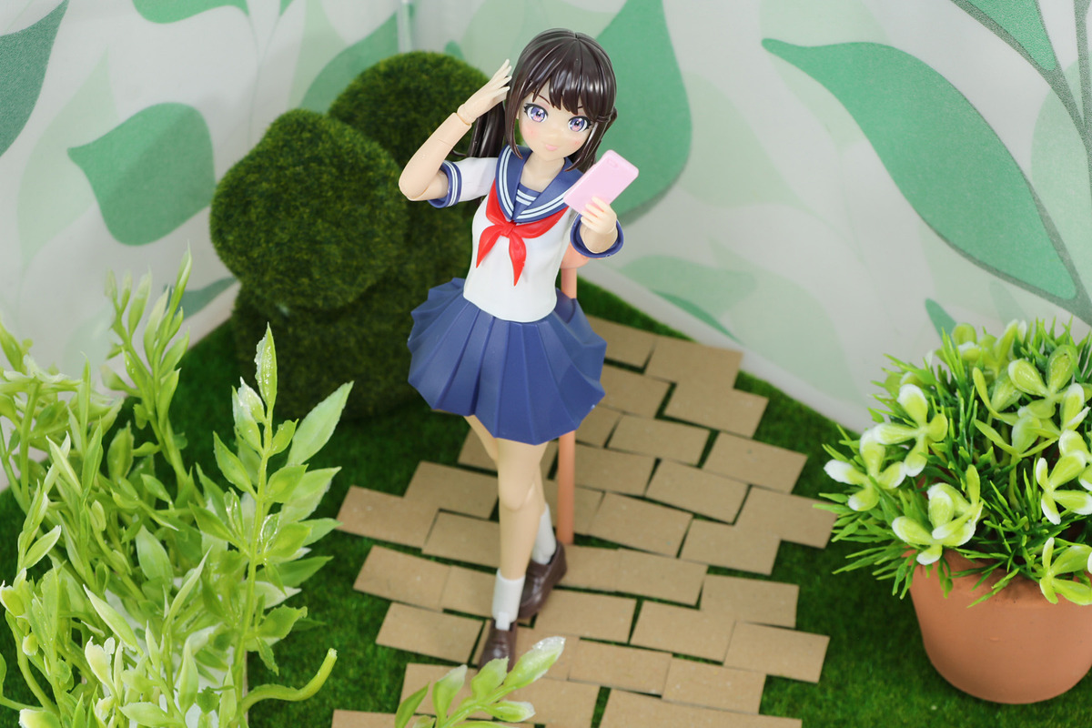 hobbywatch_jp's tweet image. ダイソー商品で簡単ジオラマ製作。小物を使って庭園風景を表現【GW特集】　 hobby.watch.impress.co.jp/docs/special/2… #ジオラマ