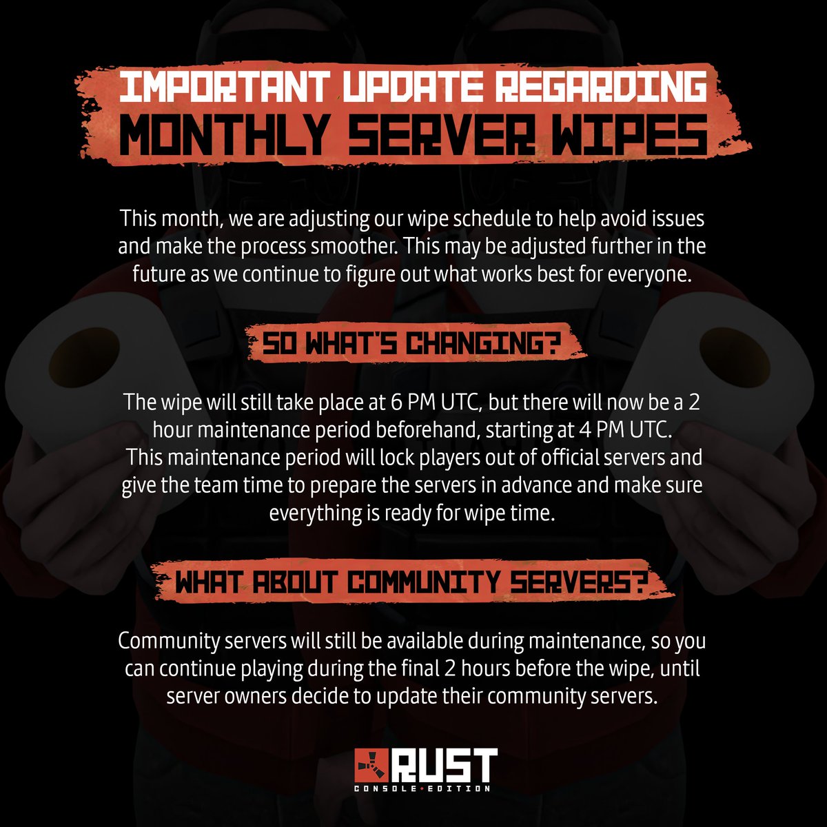 Rust Console Edition tweet media