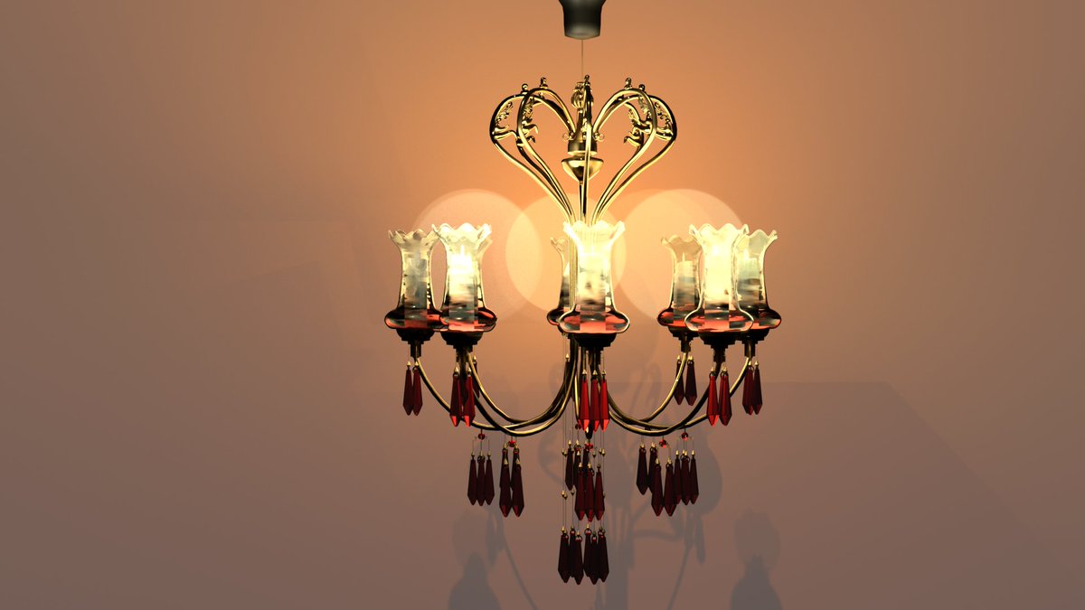 vtxAINT's tweet photo. Chandelier prop study—exploring a style between realism and stylization.🕯️
#b3d #blender #3DCG https://t.co/bNAkJ0SqCg
