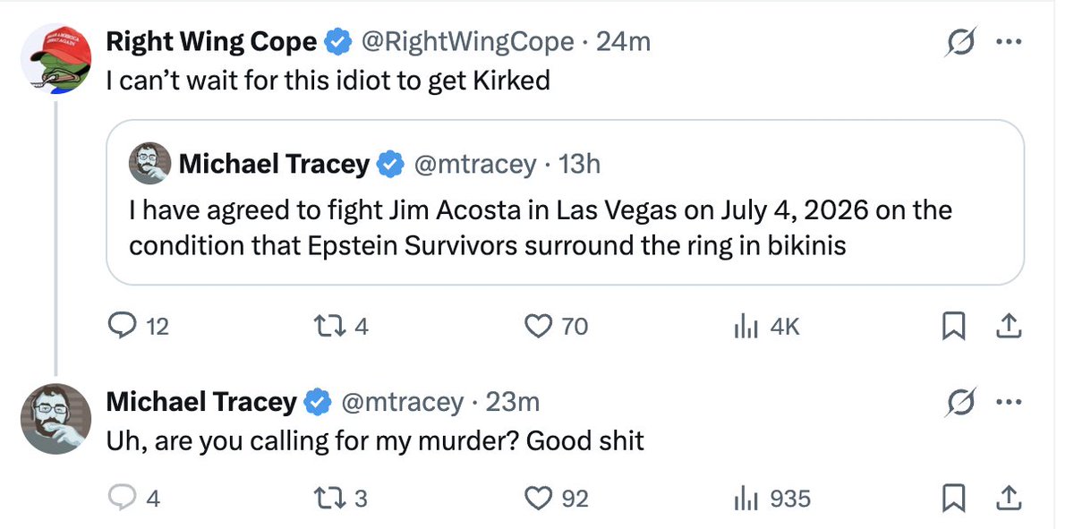 Michael Tracey tweet media