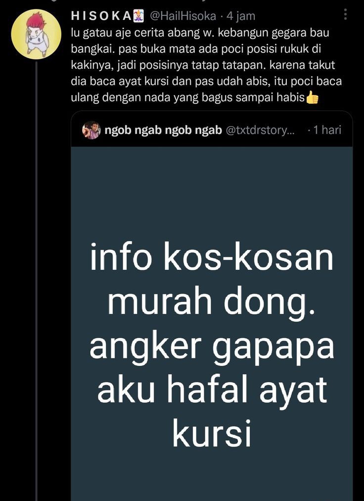 KOS (komunitas orang sinting ) tweet media
