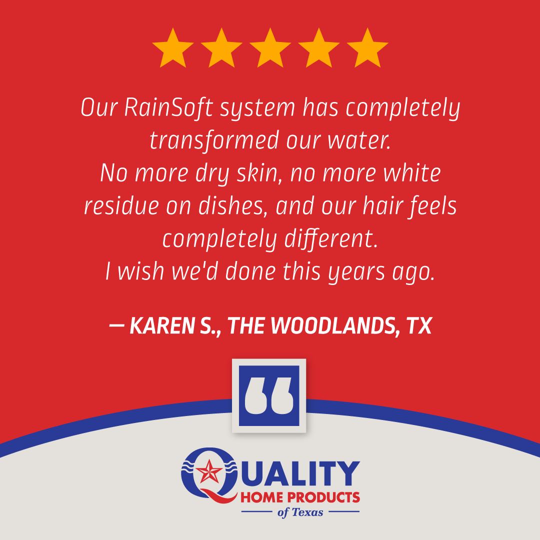 QualityHomeTX's tweet image. 5 stars from The Woodlands. ⭐⭐⭐⭐⭐
Clean water. Real difference. Real review.

💧 Ask us about RainSoft water treatment systems.
🌐: qualitytx.com/rainsoft-water…
#RainSoft #CleanWater #WaterTreatmentHouston
