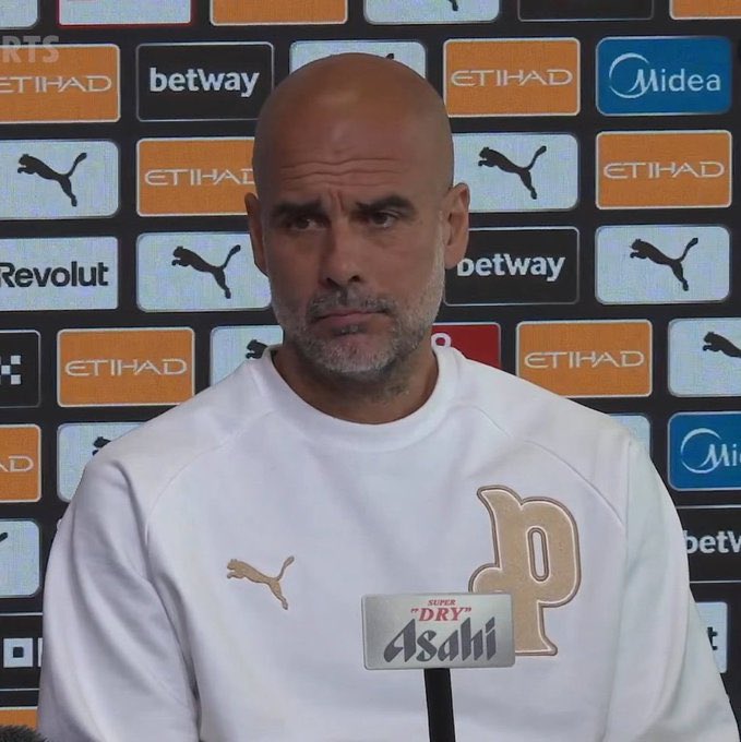 RealityLfc's tweet photo. 🚨🎙️Pep Guardiola on the best trio he has face for the past few years.

🎙️| Facing Liverpool front three was a bit tougher than any other team in Europe so far in my career, they consistently threaten the premier league every season with Goals and Assists that makes them tough to catch up with any stat or style of play.. you will read their gameplay and the next moment they change it to make it worse for your defenders.

———- Most especially when Salah is involved in the front then you will have to just stand on the Touchline for the whole game because any little mistake and Mo Salah will punished you for it.. I use to enjoy playing such great footballers..