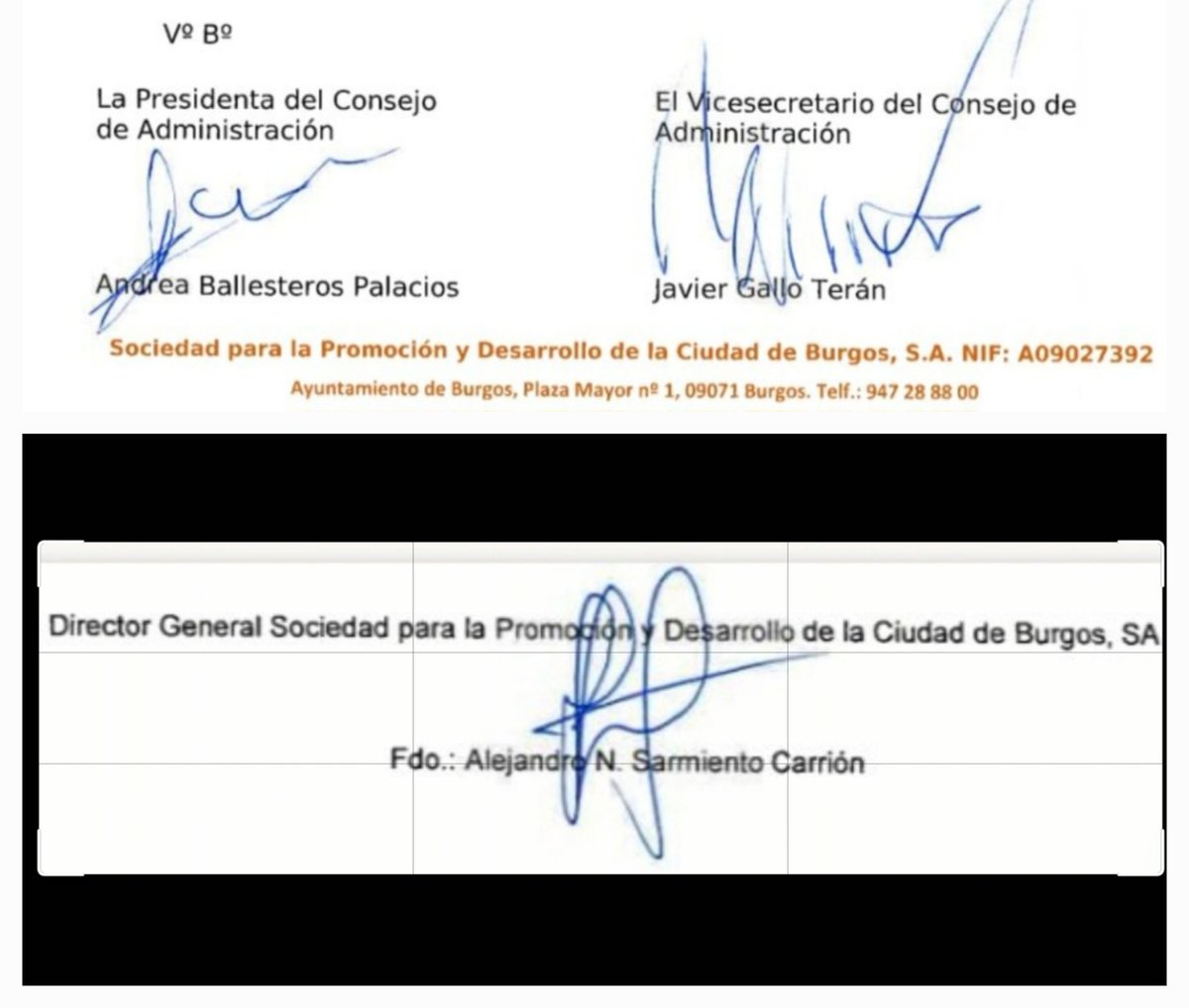 Solo por los contratos en 2025 desde #Proburgos a la empresa de #BorjaSuárezDimisión #Borjeta, 
 Alejandro Sarmiento,
Andrea Ballesteros, Javier Gallo Y por supuesto Borja Suárez, Deberían de estar en su puta casa....