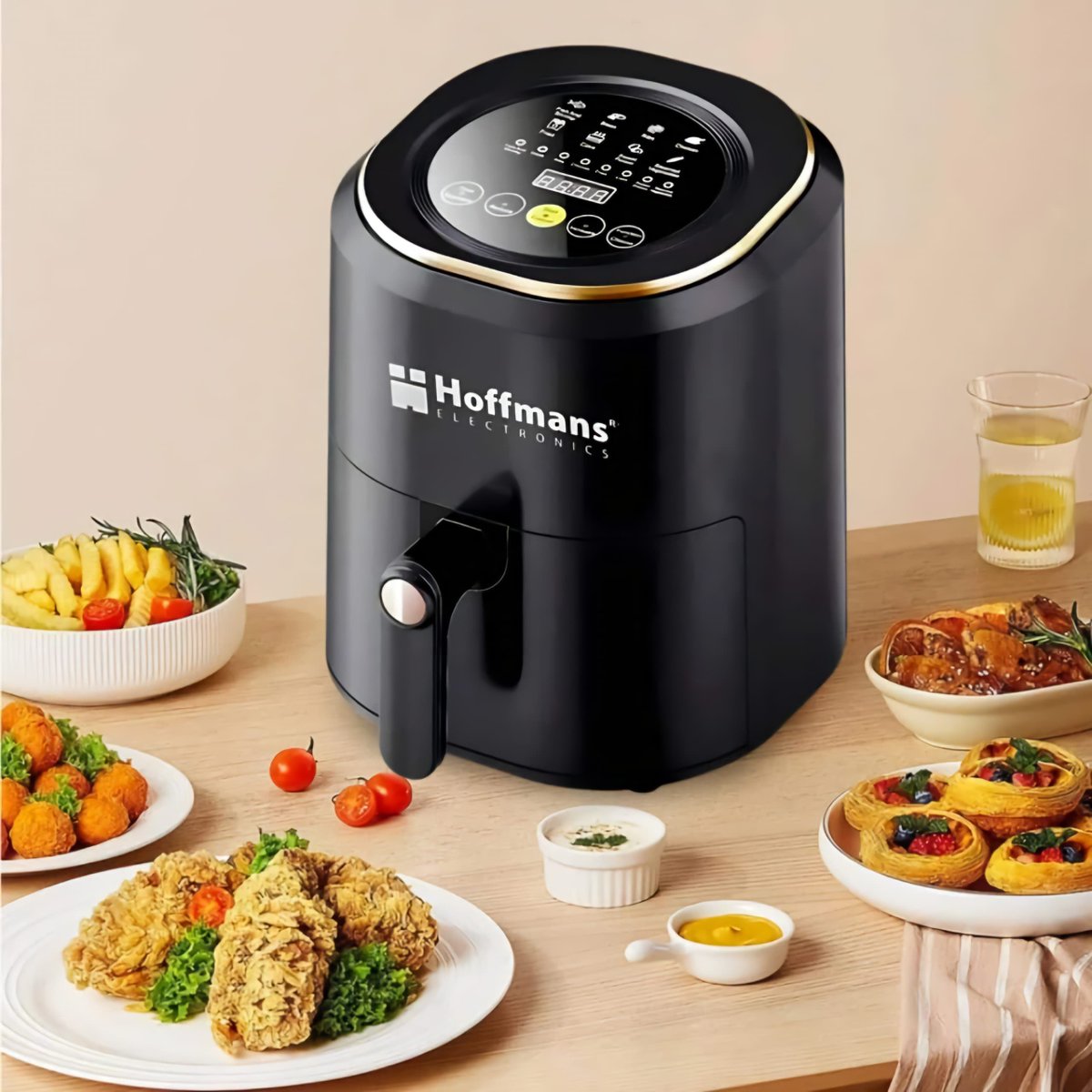 La friteuse électrique de marque HOFFMANS qu’il vous faut pour commencer à manger plus sainement.

   ✅ Capacité    : 7,5L
   ✅ Puissance : 2400W
   🅿️: 30.000f